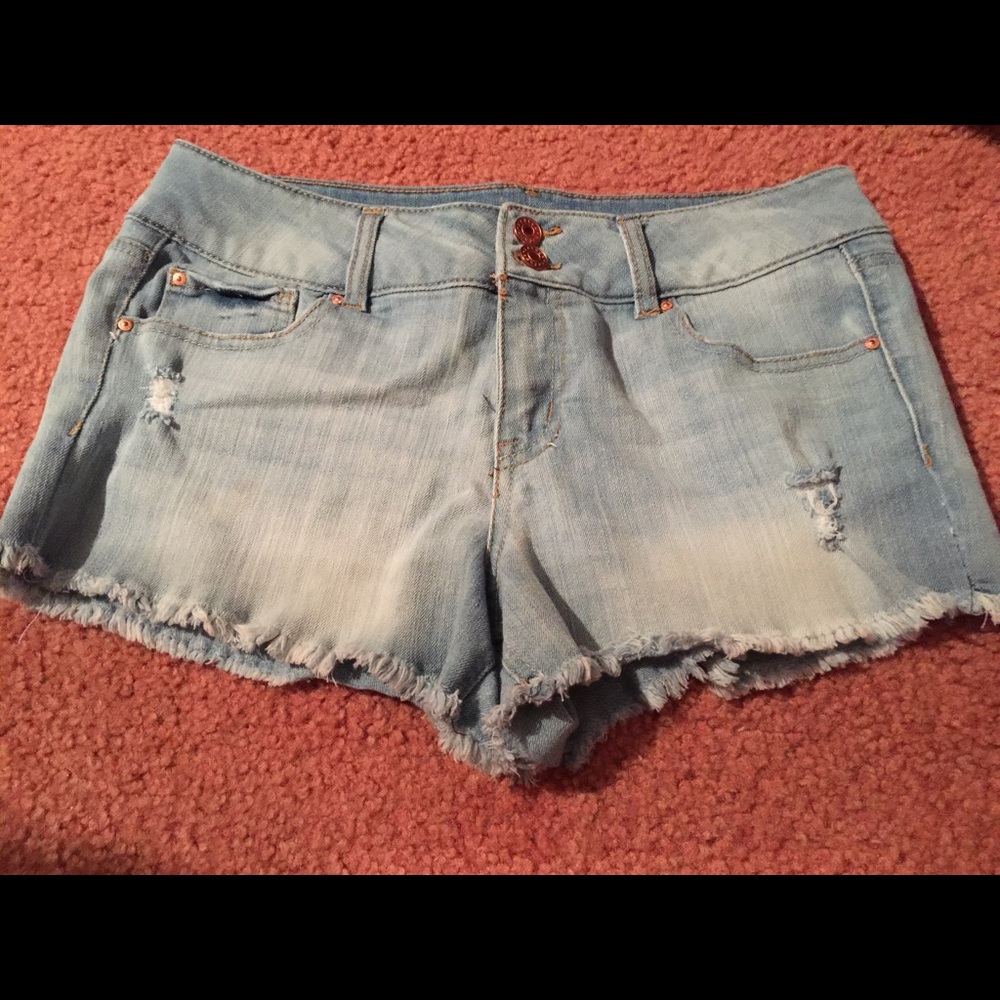 Refuge Light Blue Denim Shorts